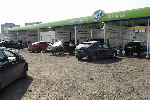 Фото готового проекта автомойки самообслуживания на 6 постов